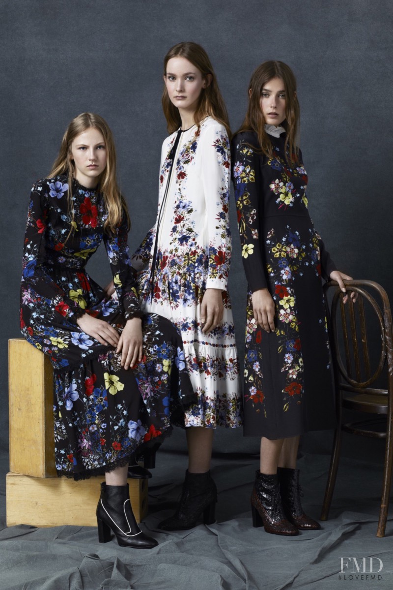 Vera Van Erp featured in  the Erdem fashion show for Resort 2016