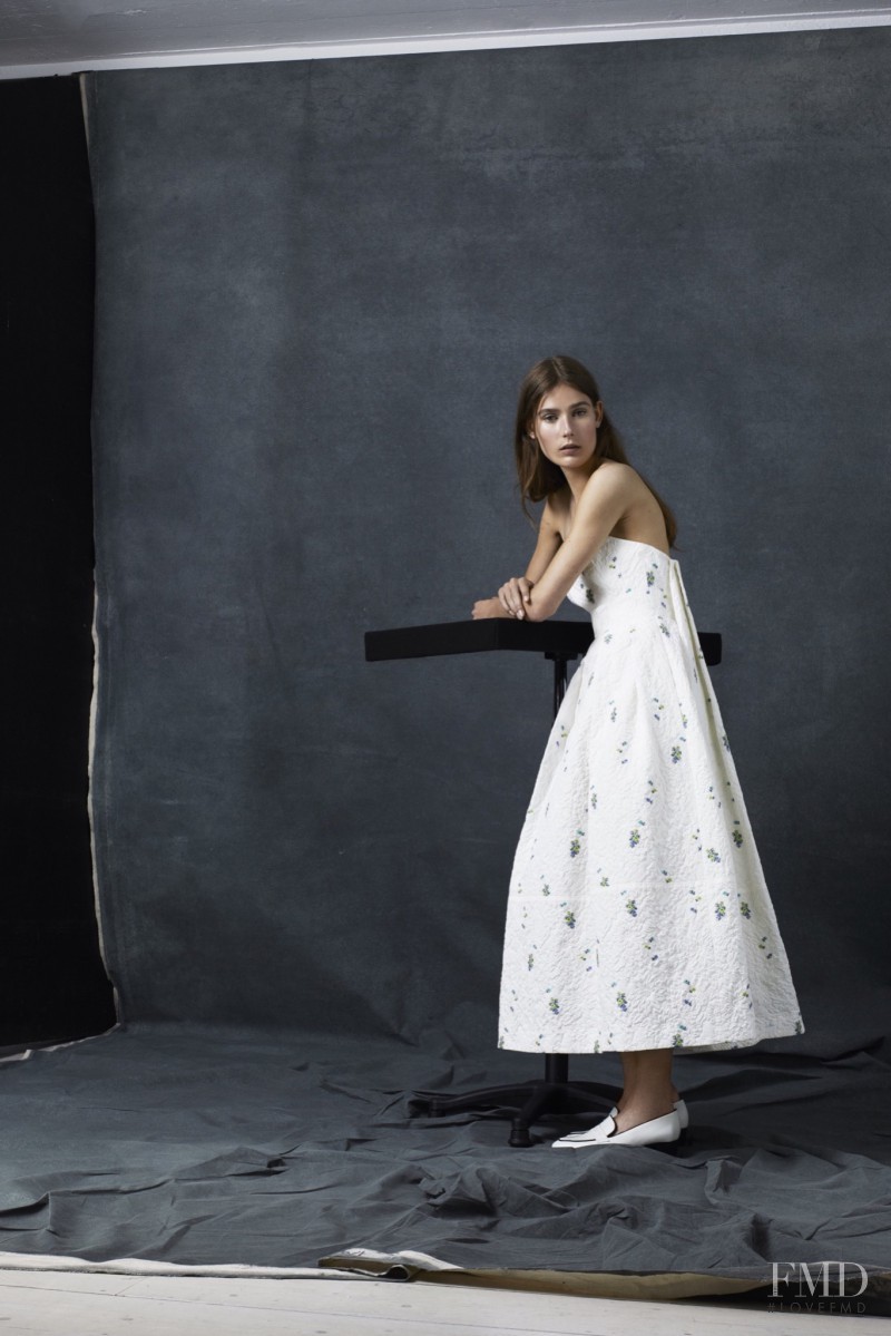 Vera Van Erp featured in  the Erdem fashion show for Resort 2016