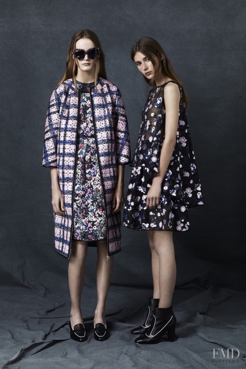 Vera Van Erp featured in  the Erdem fashion show for Resort 2016