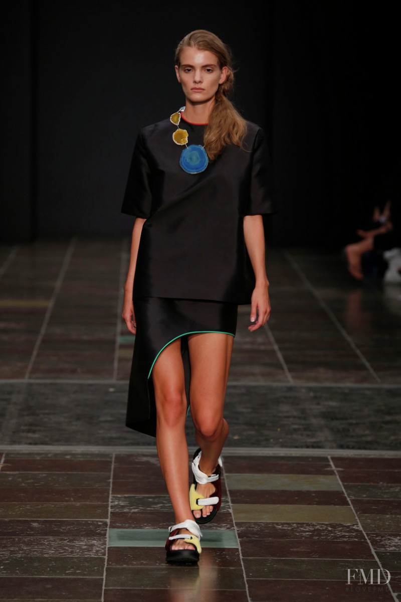 Emily Astrup featured in  the Freya Dalsjo fashion show for Spring/Summer 2015