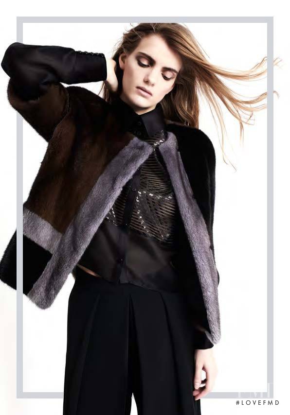 Emily Astrup featured in  the YDE advertisement for Autumn/Winter 2015