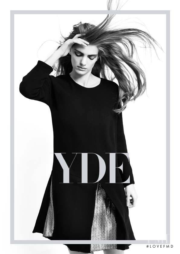 Emily Astrup featured in  the YDE advertisement for Autumn/Winter 2015