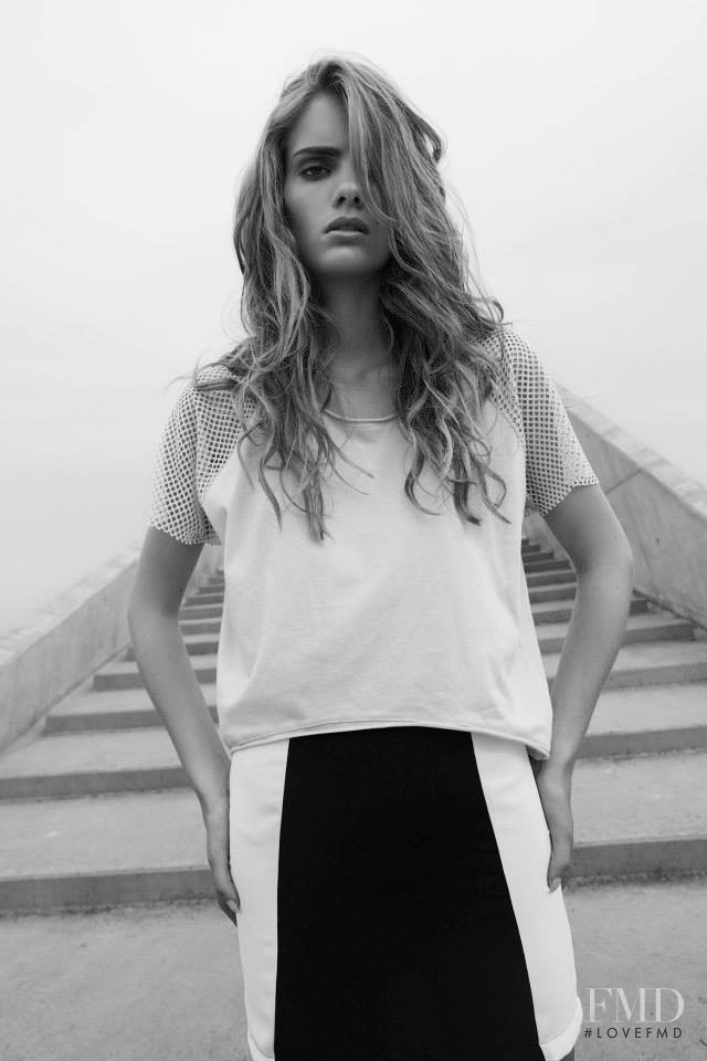 Emily Astrup featured in  the Prim I Am advertisement for Spring/Summer 2014