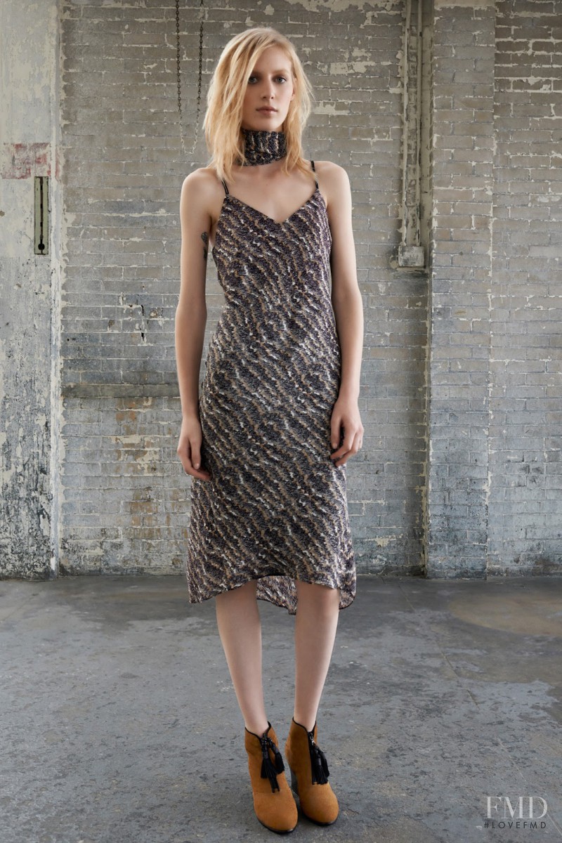 Julia Nobis featured in  the rag & bone fashion show for Resort 2014