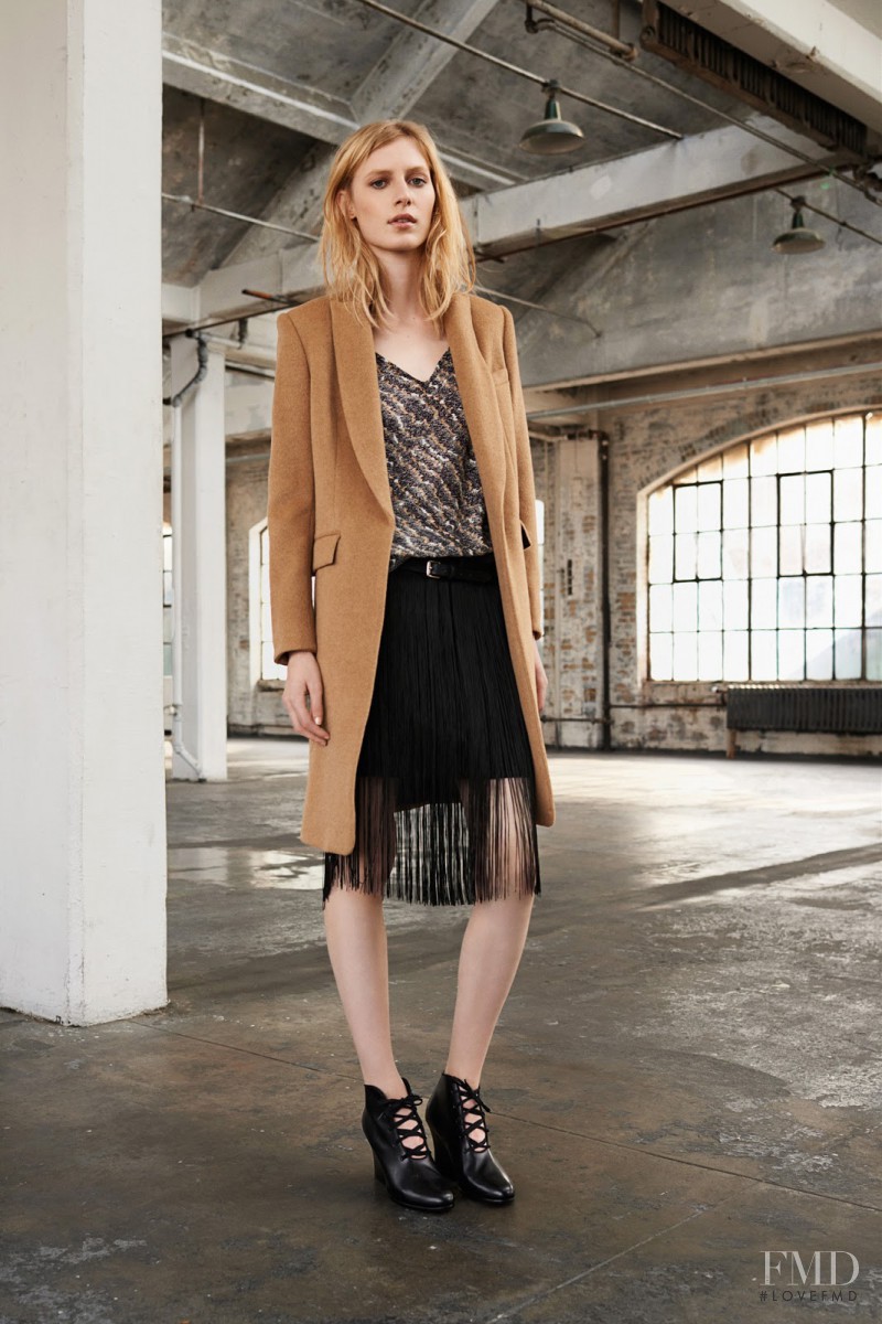 Julia Nobis featured in  the rag & bone fashion show for Resort 2014