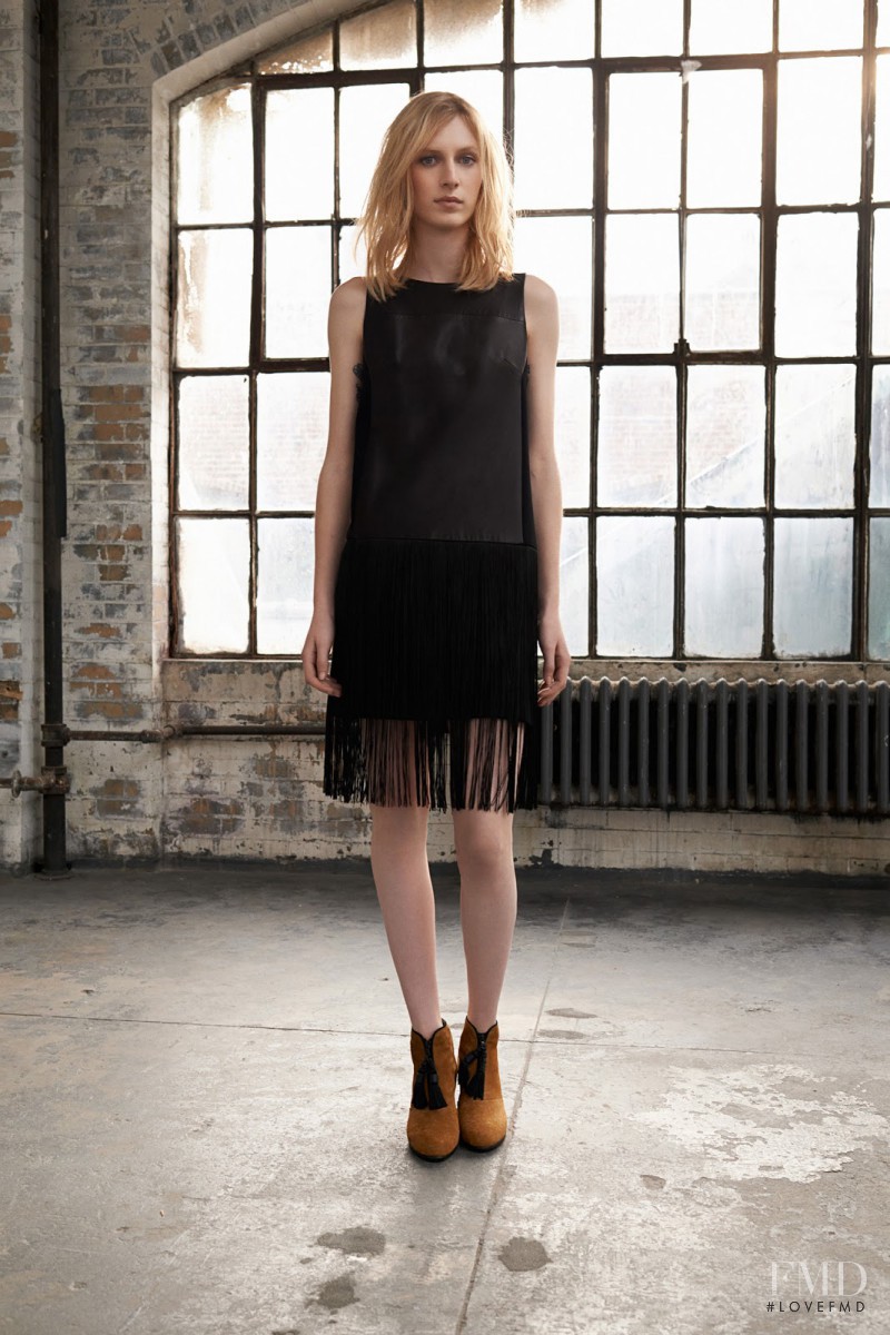 Julia Nobis featured in  the rag & bone fashion show for Resort 2014