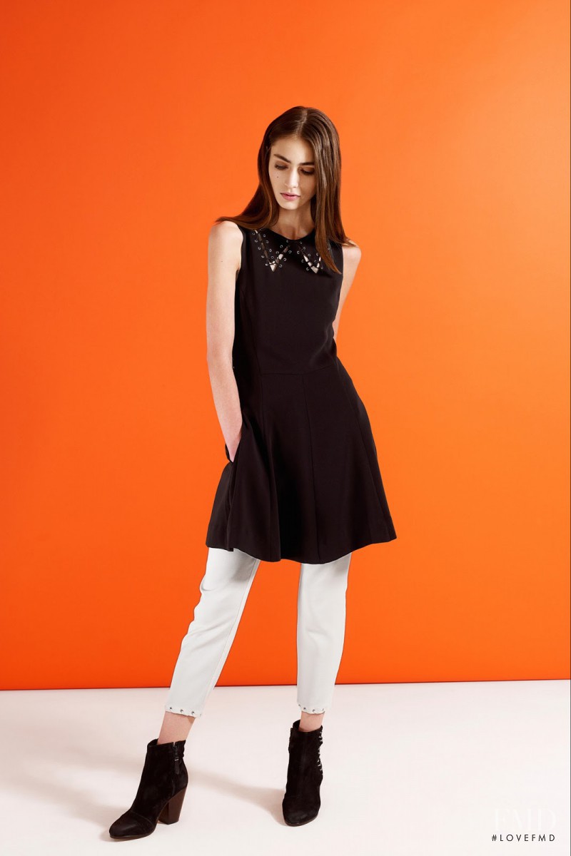 Marine Deleeuw featured in  the rag & bone fashion show for Pre-Fall 2013