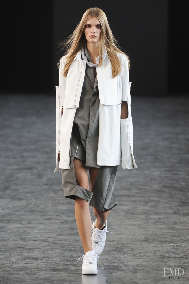 Emily Astrup featured in  the Hood By Air fashion show for Spring/Summer 2015