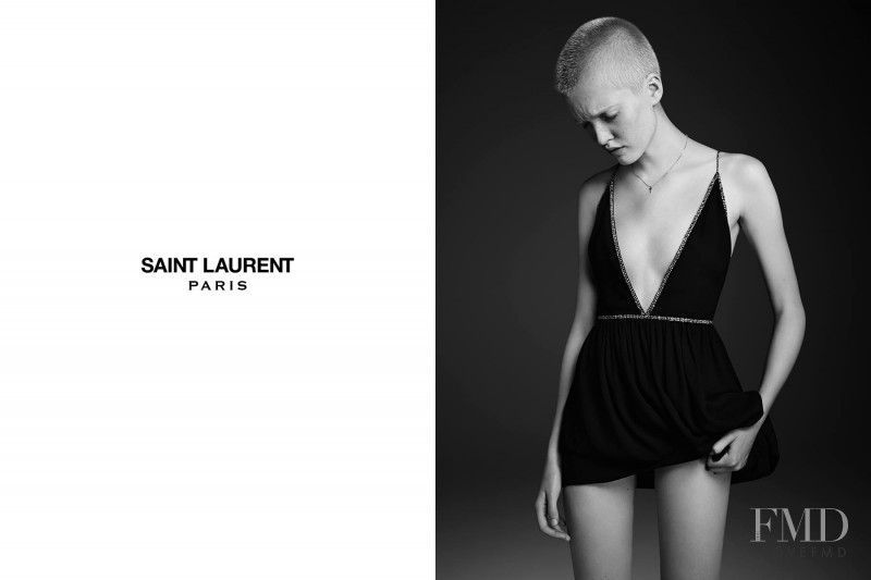 Ruth Bell featured in  the Saint Laurent advertisement for Cruise 2016