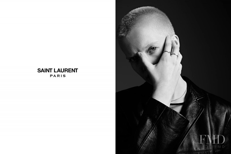 Ruth Bell featured in  the Saint Laurent advertisement for Cruise 2016