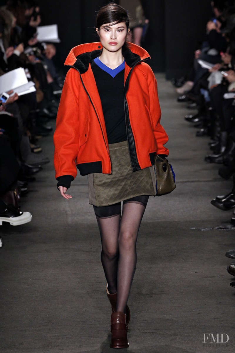 Sui He featured in  the rag & bone fashion show for Autumn/Winter 2013