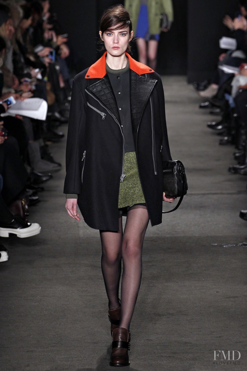 Patrycja Gardygajlo featured in  the rag & bone fashion show for Autumn/Winter 2013