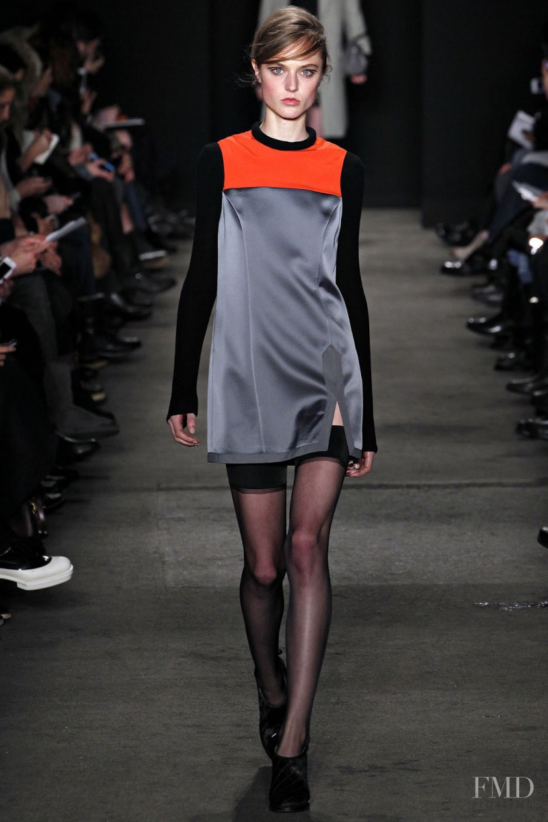 Lieve Dannau featured in  the rag & bone fashion show for Autumn/Winter 2013