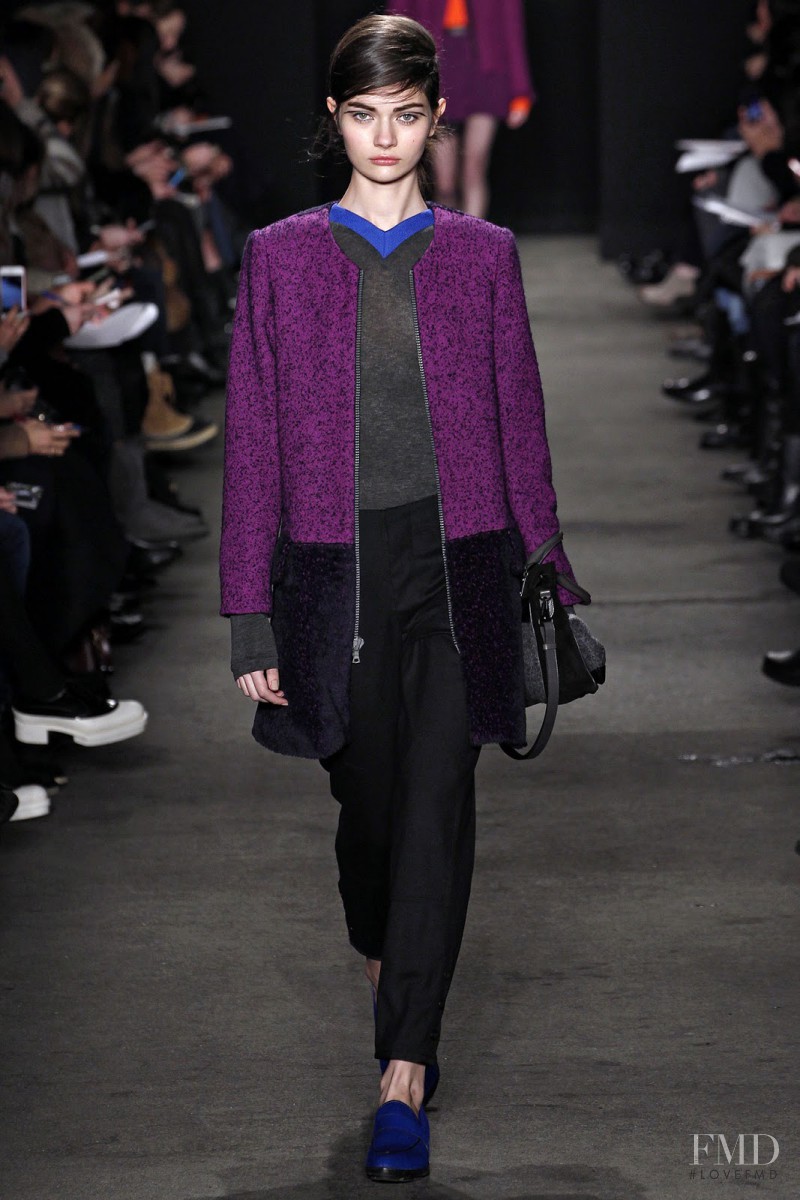 Antonina Vasylchenko featured in  the rag & bone fashion show for Autumn/Winter 2013