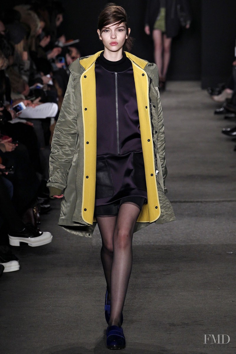 Kate Bogucharskaia featured in  the rag & bone fashion show for Autumn/Winter 2013