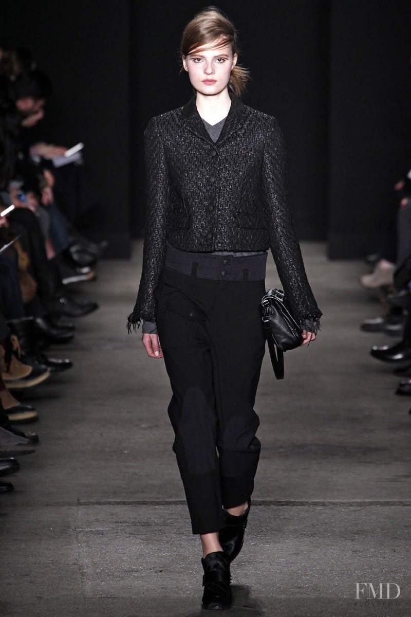 Tilda Lindstam featured in  the rag & bone fashion show for Autumn/Winter 2013