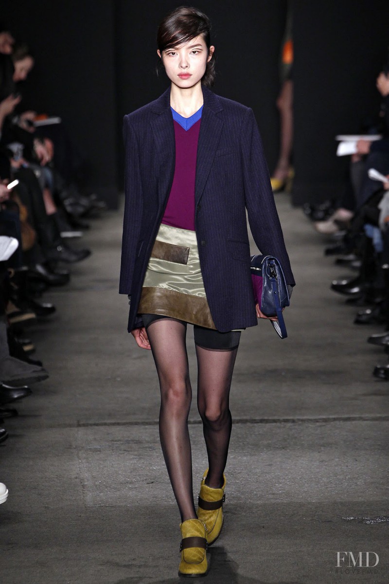 Fei Fei Sun featured in  the rag & bone fashion show for Autumn/Winter 2013