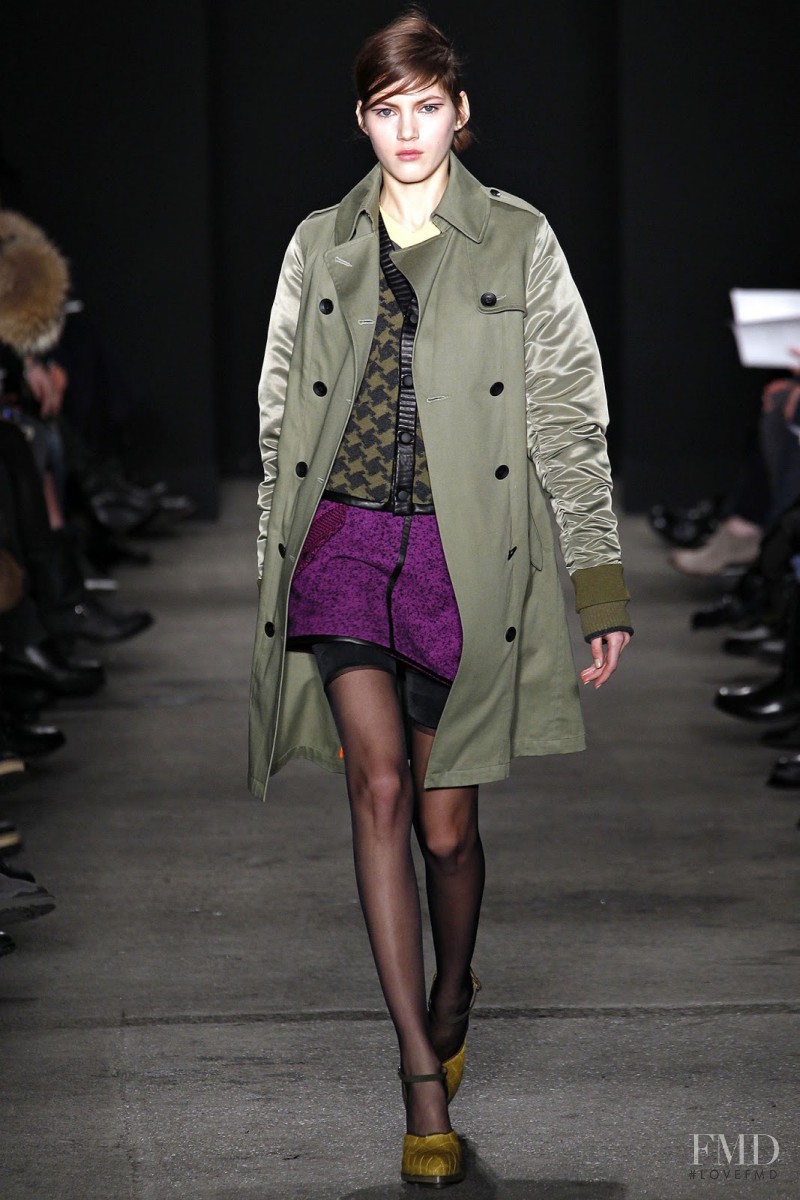 Valery Kaufman featured in  the rag & bone fashion show for Autumn/Winter 2013