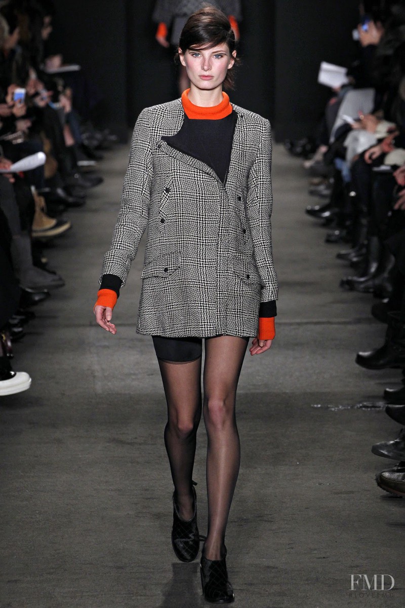 Ava Smith featured in  the rag & bone fashion show for Autumn/Winter 2013