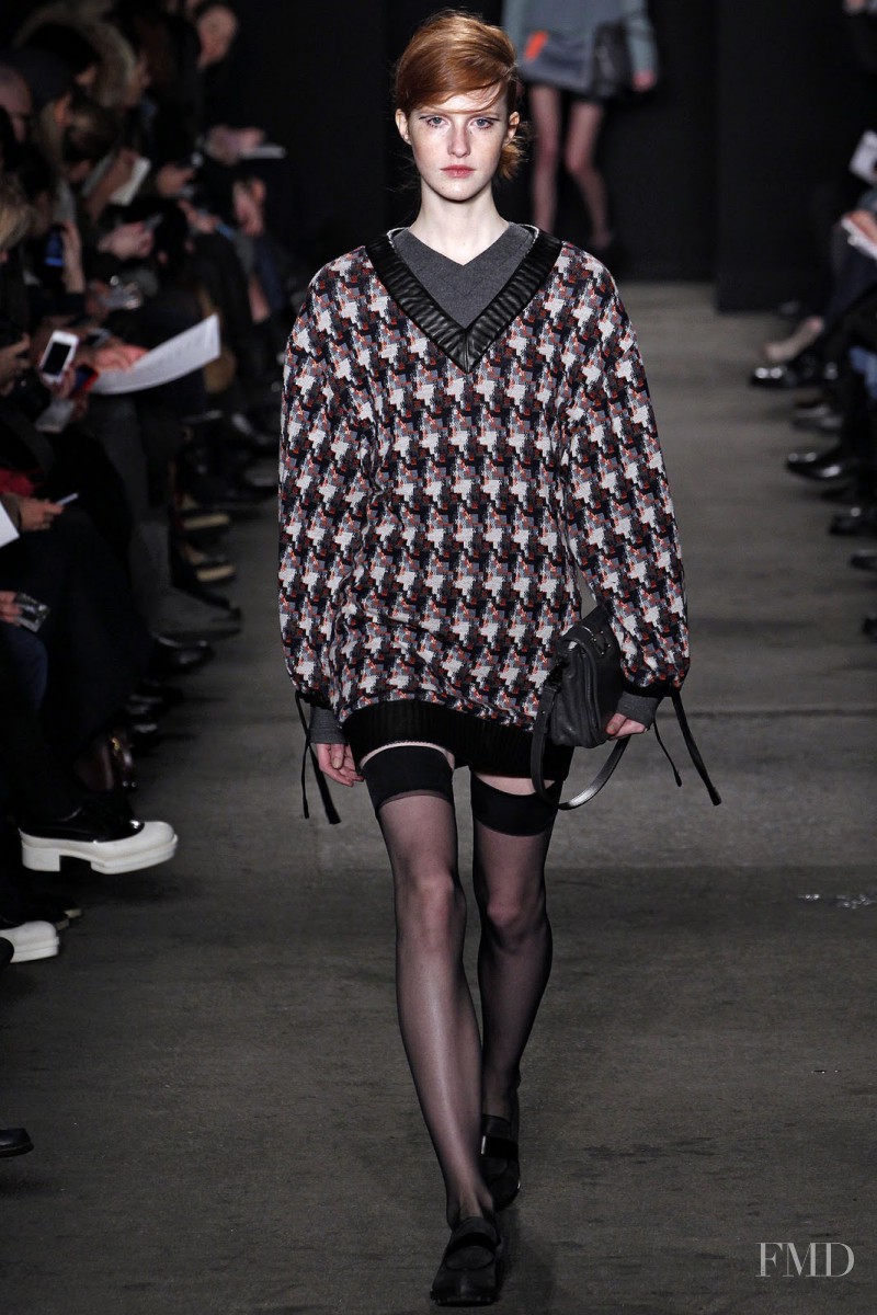 Magdalena Jasek featured in  the rag & bone fashion show for Autumn/Winter 2013