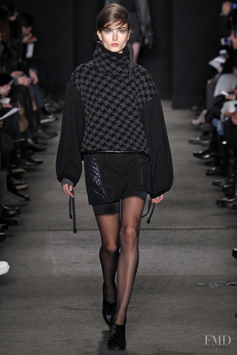 Andreea Diaconu featured in  the rag & bone fashion show for Autumn/Winter 2013