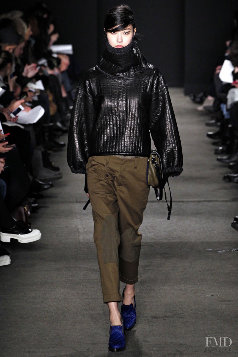 Ji Hye Park featured in  the rag & bone fashion show for Autumn/Winter 2013