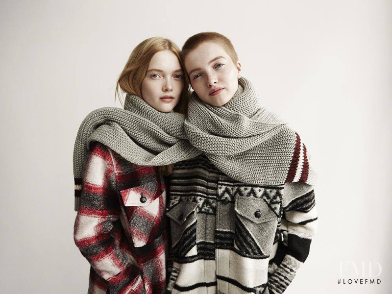 May Bell featured in  the Forever 21 advertisement for Holiday 2015