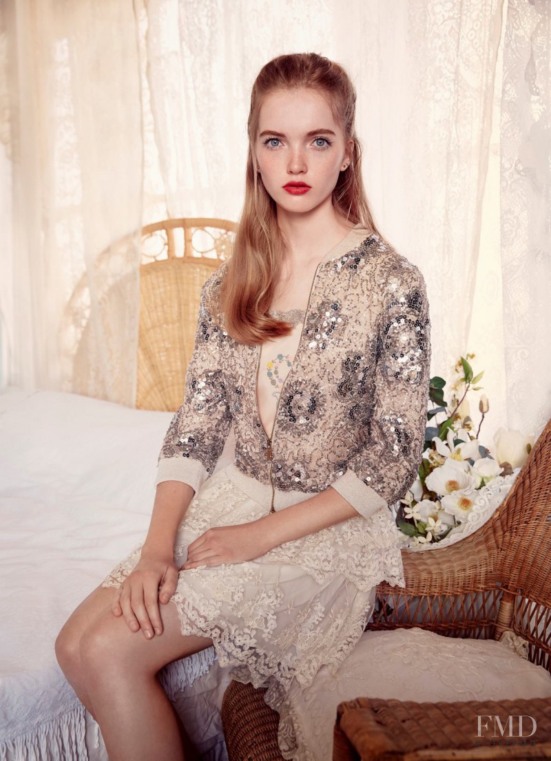 Ruth Bell featured in  the be Blumarine advertisement for Spring/Summer 2015