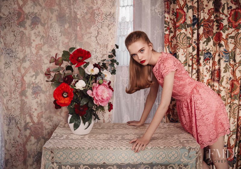 Ruth Bell featured in  the be Blumarine advertisement for Spring/Summer 2015