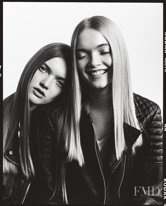 May Bell featured in  the AllSaints Happy Mondays advertisement for Spring/Summer 2015