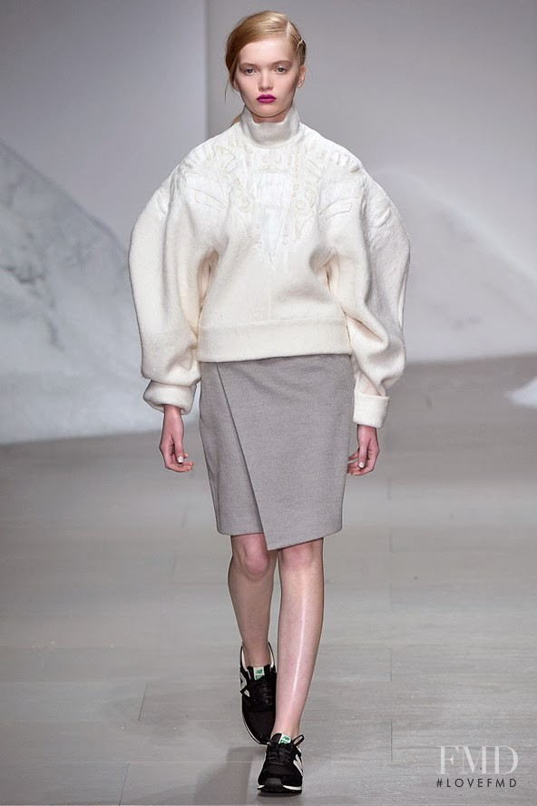 May Bell featured in  the SimonGao fashion show for Autumn/Winter 2014