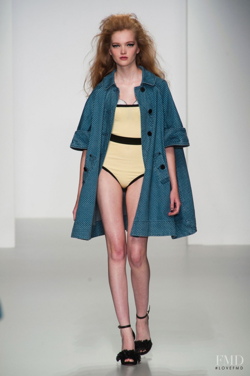 Ruth Bell featured in  the Sister by Sibling fashion show for Spring/Summer 2014