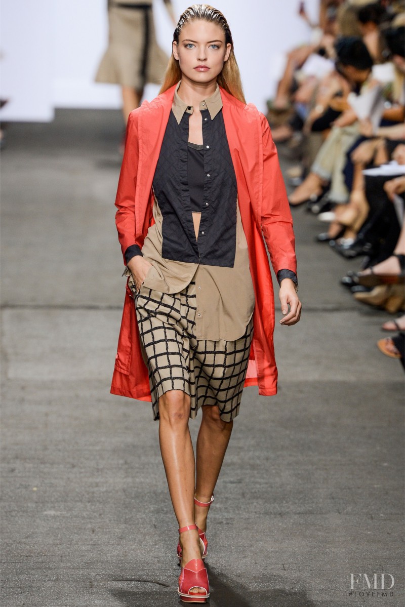 Martha Hunt featured in  the rag & bone fashion show for Spring/Summer 2013