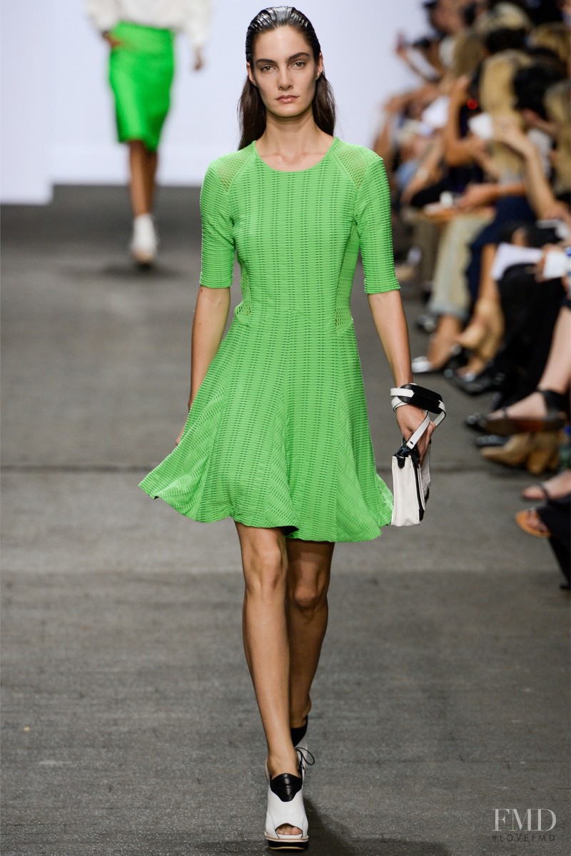 Mariana Coldebella featured in  the rag & bone fashion show for Spring/Summer 2013
