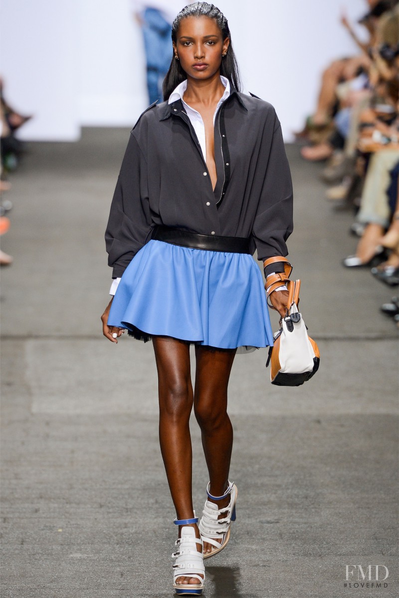 Jasmine Tookes featured in  the rag & bone fashion show for Spring/Summer 2013