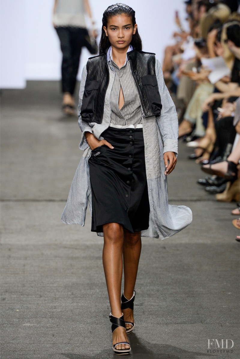 Kelly Gale featured in  the rag & bone fashion show for Spring/Summer 2013