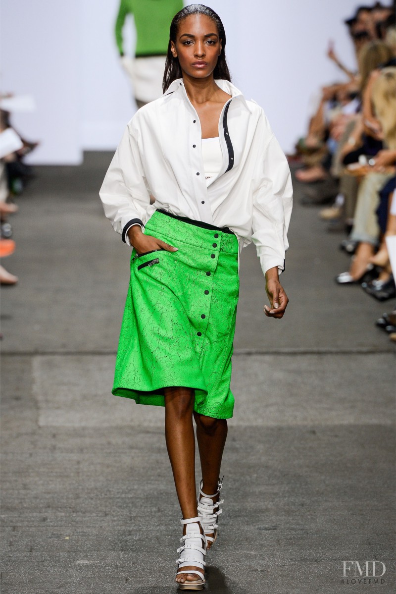 Jourdan Dunn featured in  the rag & bone fashion show for Spring/Summer 2013