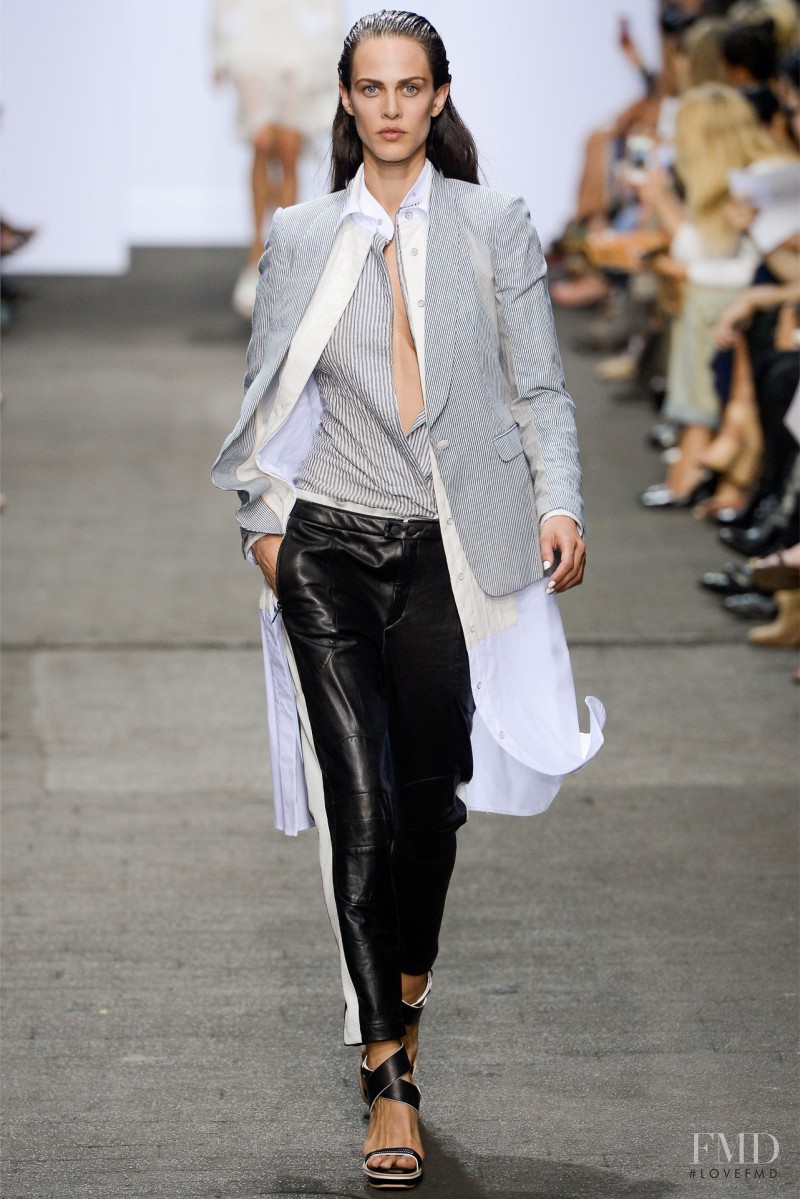 Aymeline Valade featured in  the rag & bone fashion show for Spring/Summer 2013