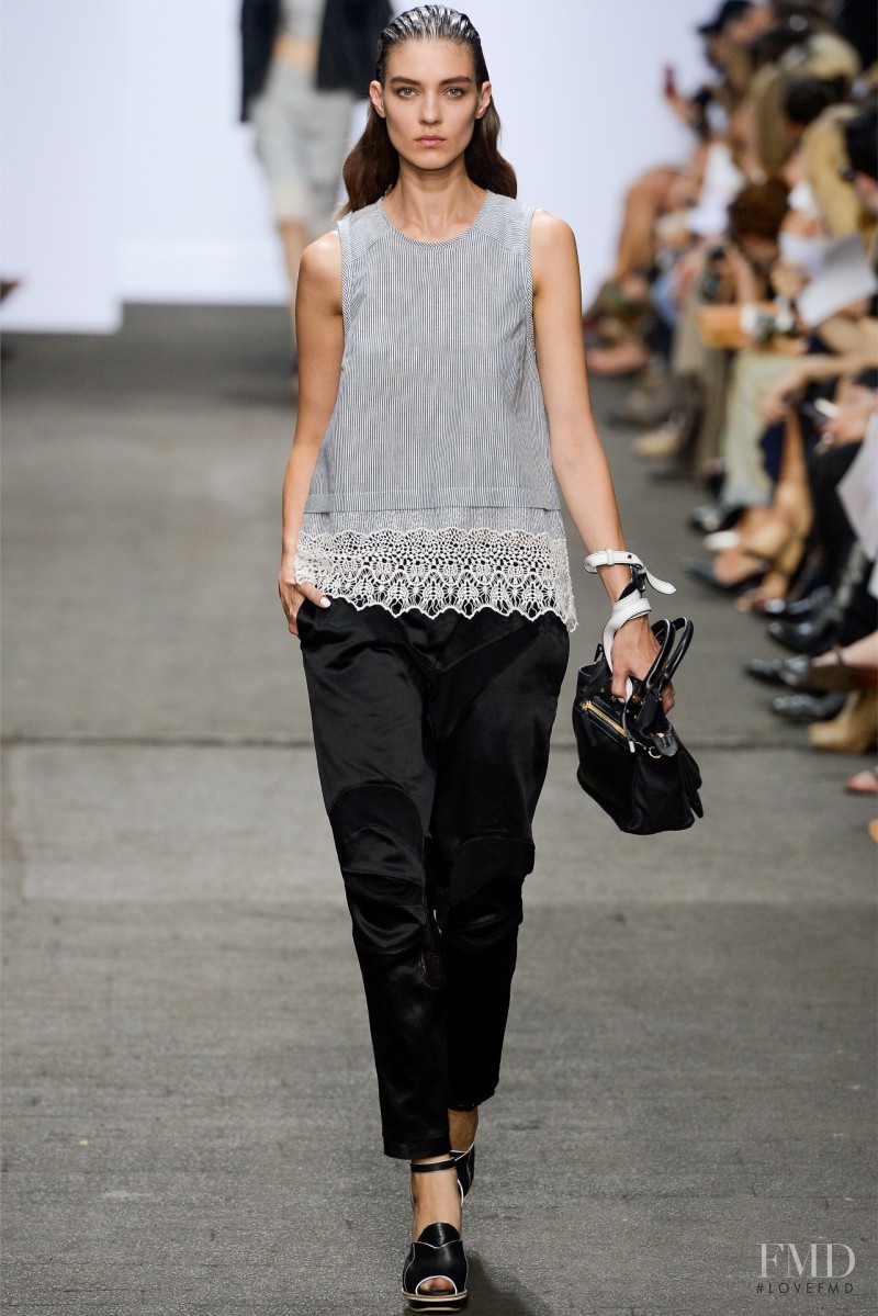 Kati Nescher featured in  the rag & bone fashion show for Spring/Summer 2013