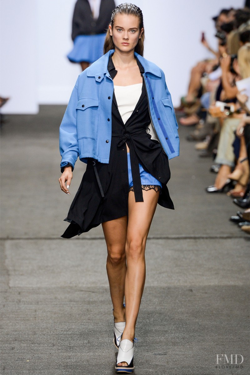 Moa Aberg featured in  the rag & bone fashion show for Spring/Summer 2013