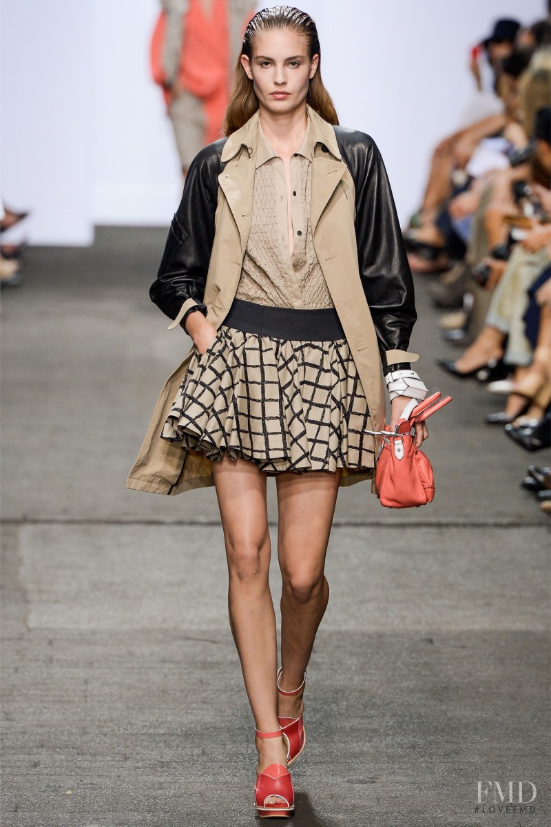 Nadja Bender featured in  the rag & bone fashion show for Spring/Summer 2013