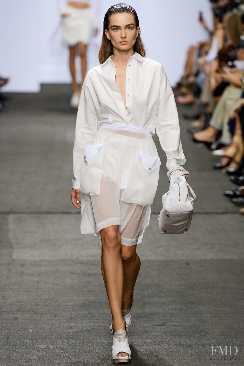 Andreea Diaconu featured in  the rag & bone fashion show for Spring/Summer 2013
