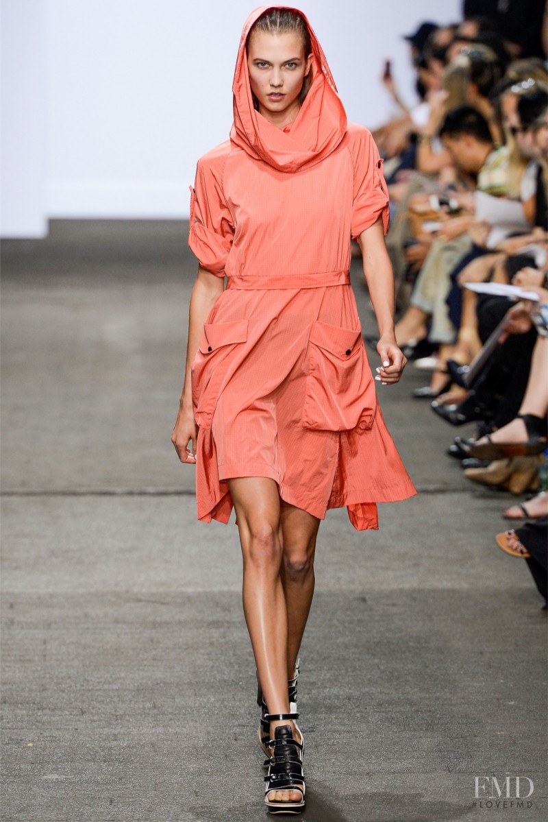 Karlie Kloss featured in  the rag & bone fashion show for Spring/Summer 2013