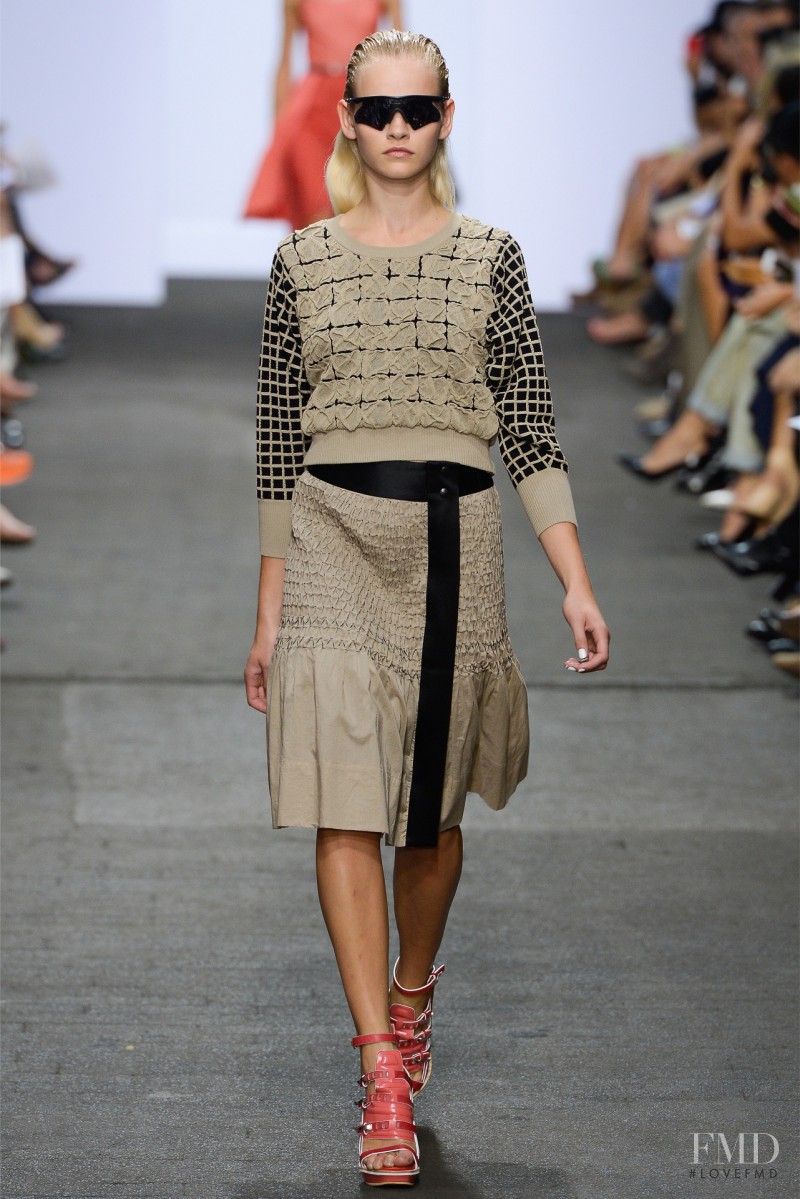 Ginta Lapina featured in  the rag & bone fashion show for Spring/Summer 2013