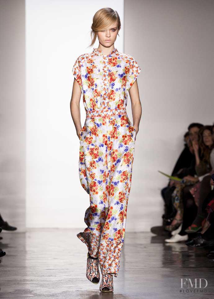 Josephine Skriver featured in  the SUNO fashion show for Autumn/Winter 2012