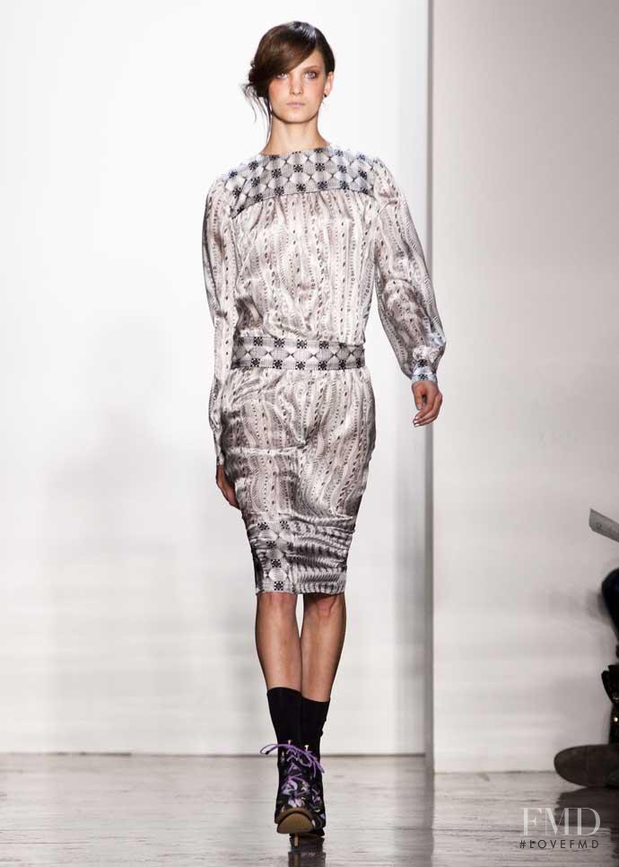 Nadine Ponce featured in  the SUNO fashion show for Autumn/Winter 2012