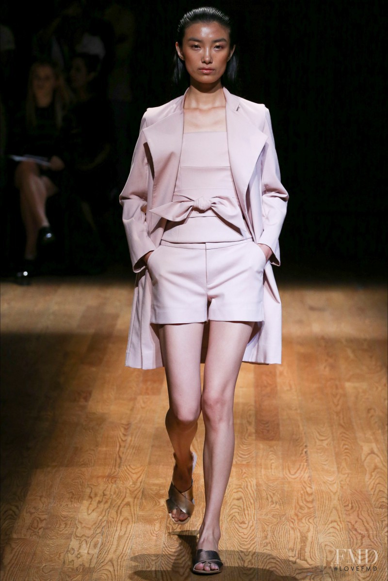 Meng Die Hou featured in  the Josie Natori fashion show for Spring/Summer 2015