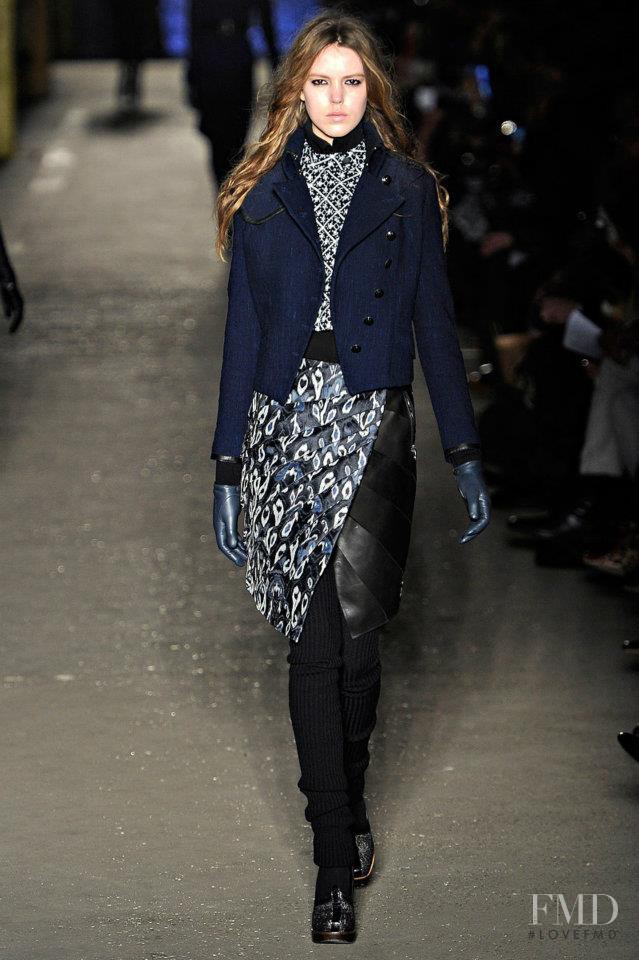 Josefien Rodermans featured in  the rag & bone fashion show for Autumn/Winter 2012