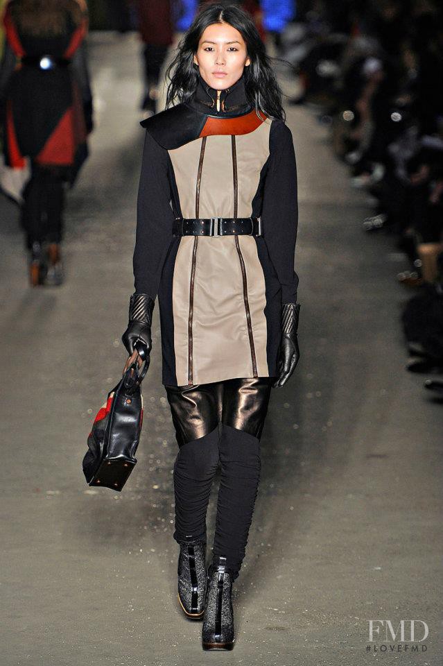 Liu Wen featured in  the rag & bone fashion show for Autumn/Winter 2012