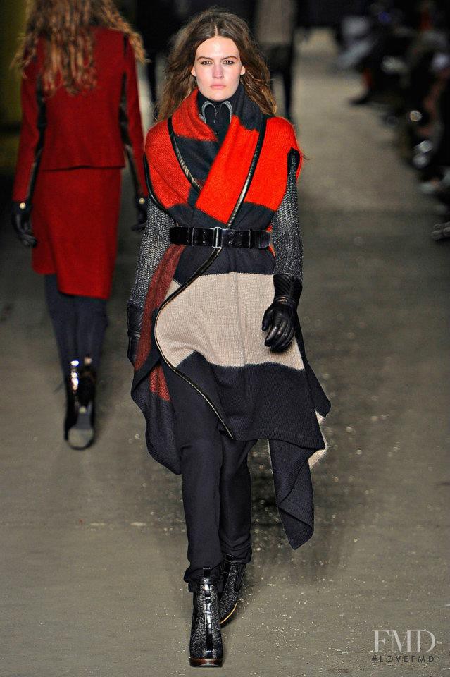 Maria Bradley featured in  the rag & bone fashion show for Autumn/Winter 2012